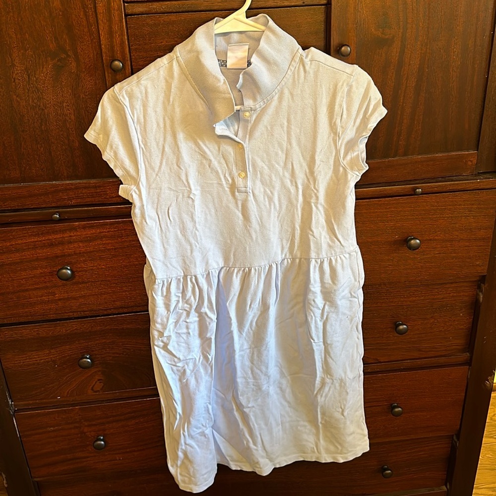 Gap Kids light blue polo dress size XXL